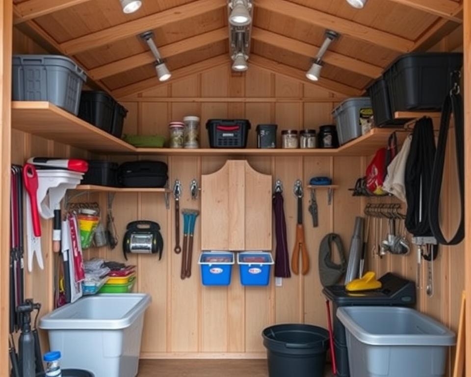 6x4 shed storage capacity organisation