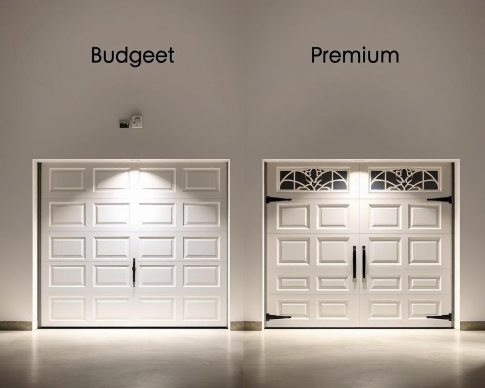 Budget vs Premium Garage Doors Comparison