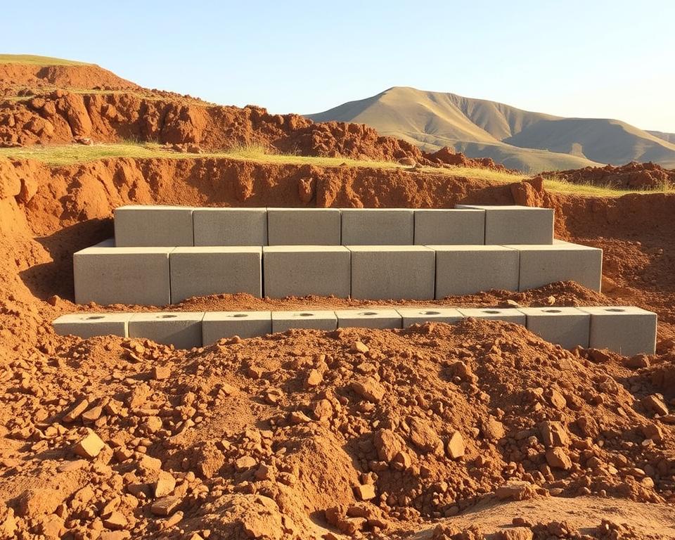 Concrete Block Foundation Installation