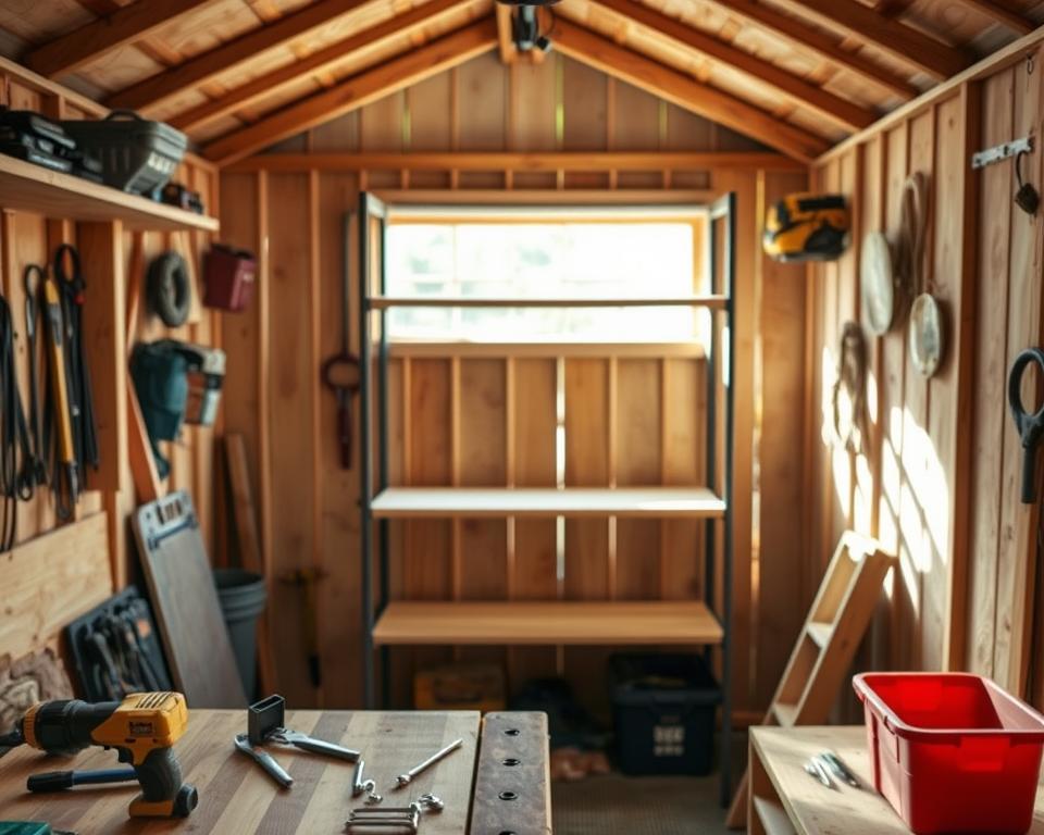 DIY Shed Shelving Installation Guide