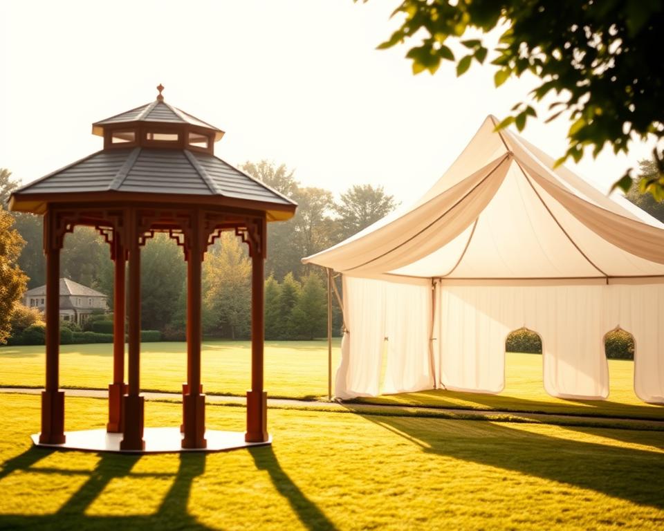 Gazebo and Marquee Structural Comparison