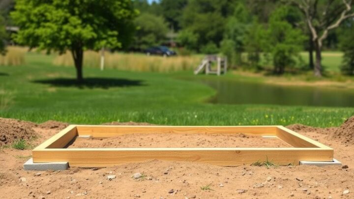 How to Build a Shed Base on Uneven Ground