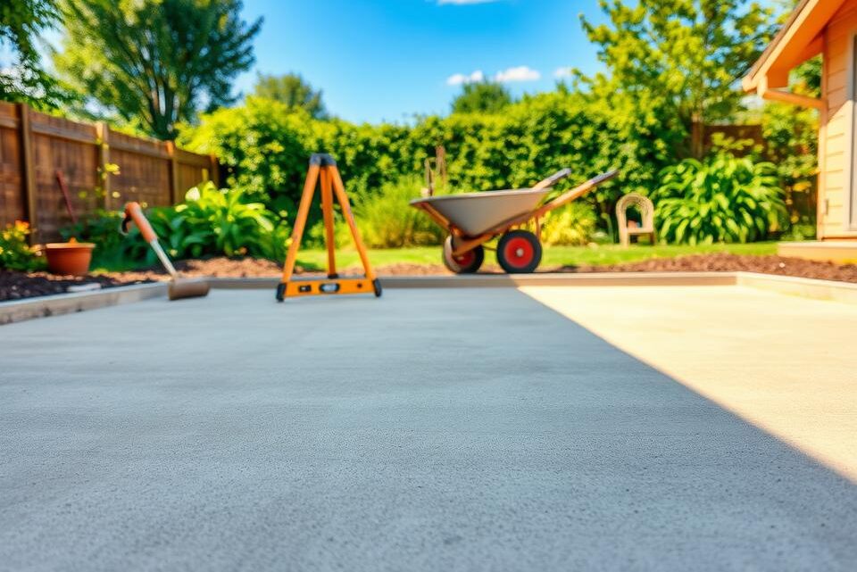 How to Mix Concrete for the Foundation of a Garden Shed