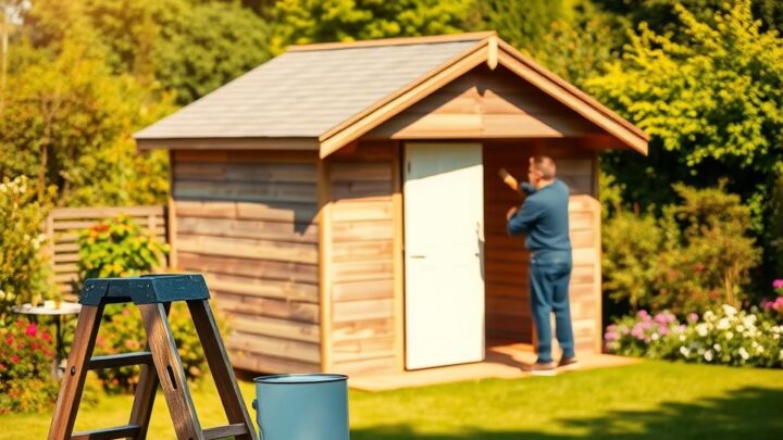 How to Paint a Shed or Summerhouse