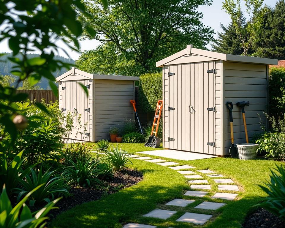 Modern Composite Sheds in Garden Storage