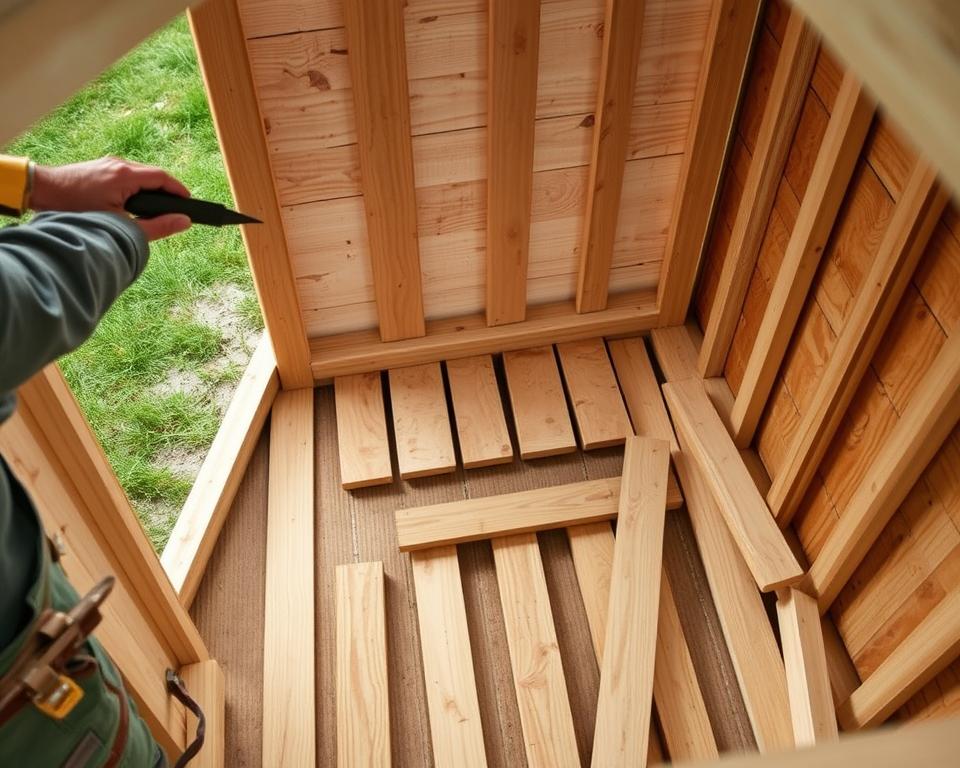 Shed Dismantling Steps