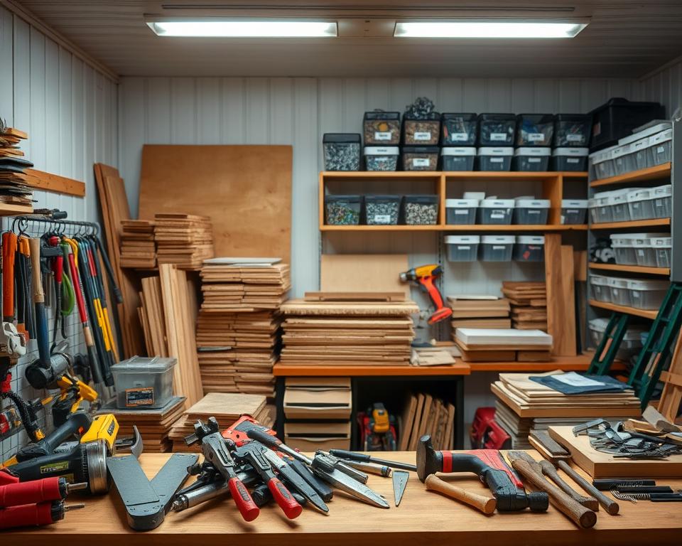 Shed Dismantling Workspace Preparation