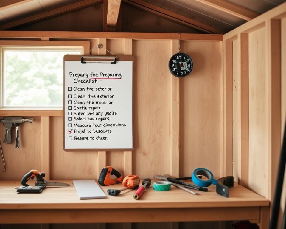 Shed Preparation Checklist