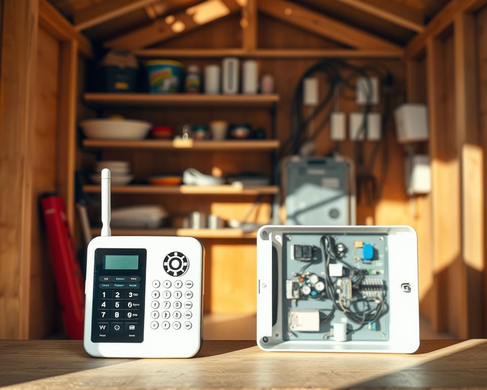 Wireless and Wired Shed Alarm Comparison