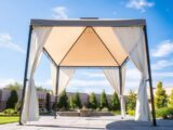 can you leave a pop-up gazebo up all year?