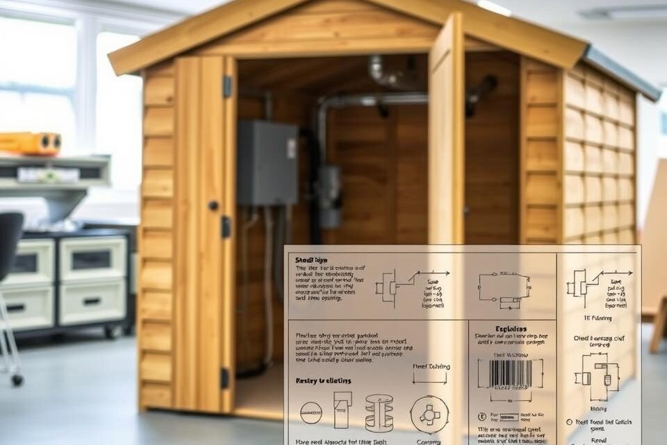 do i need a permit to run electricity to my shed in the uk?