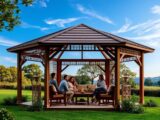 how many people can fit in a 3x3m gazebo?