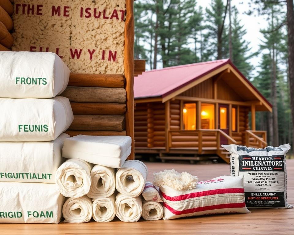 insulation materials for log cabin construction