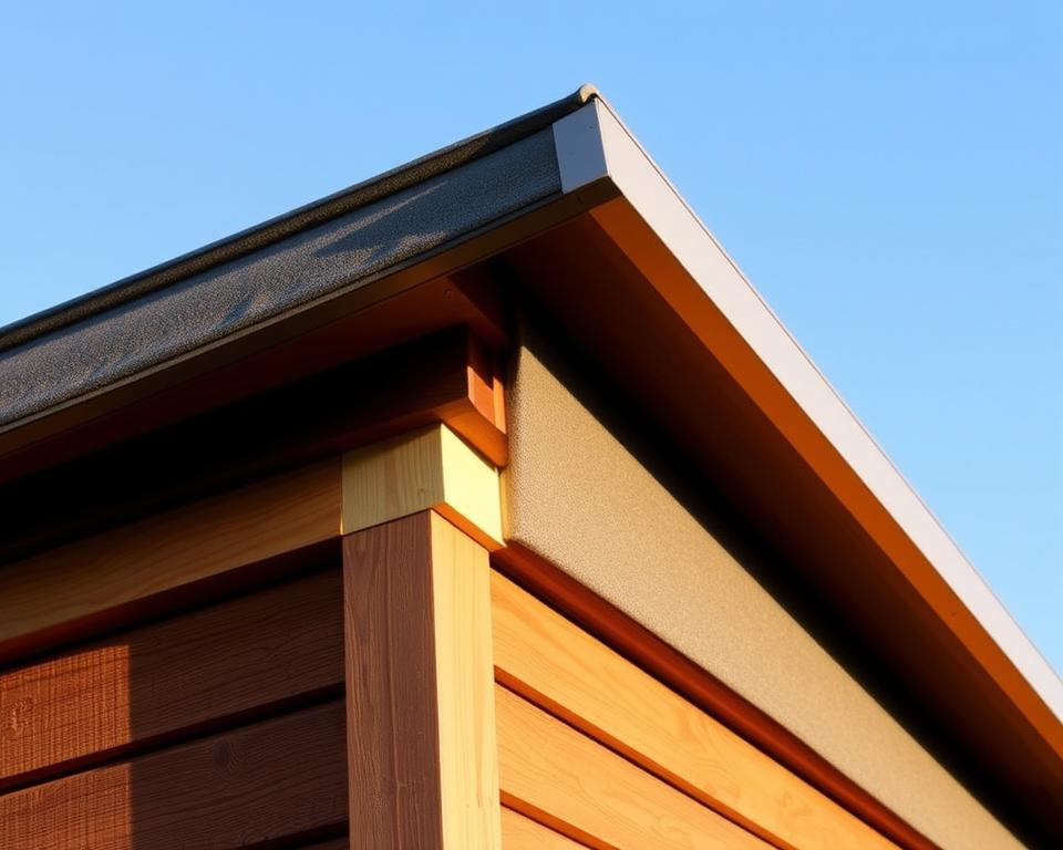 shed roof edges finishing techniques
