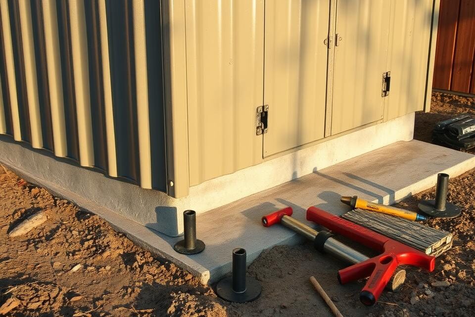 Secure Your Shed: Anchoring a Metal Garden Shed to the Ground