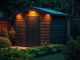 Burglar-proof garden shed
