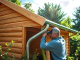 Installing a Gutter System on a Garden Shed
