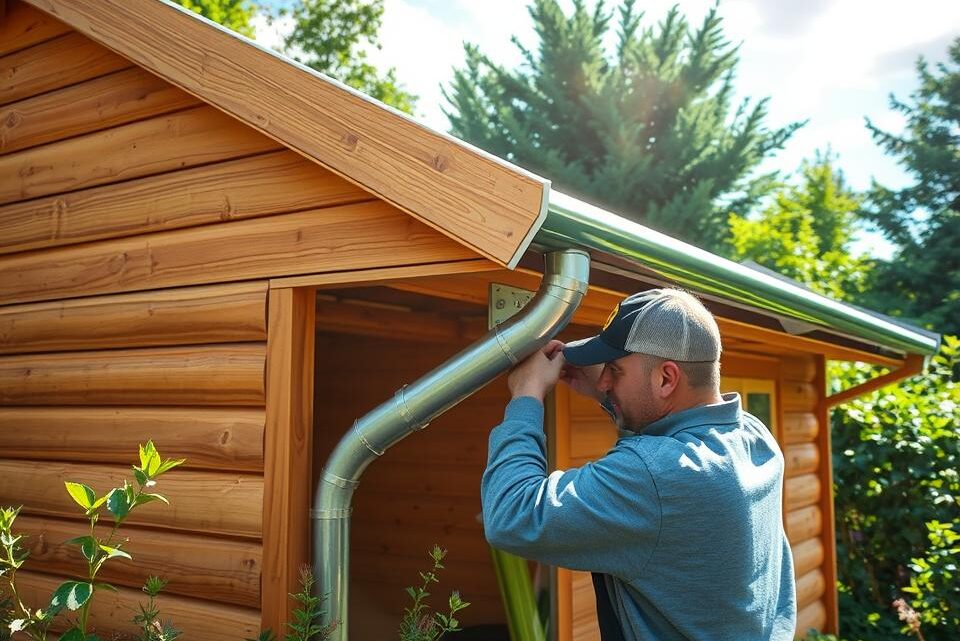 Garden Shed Gutter System Installation Guide