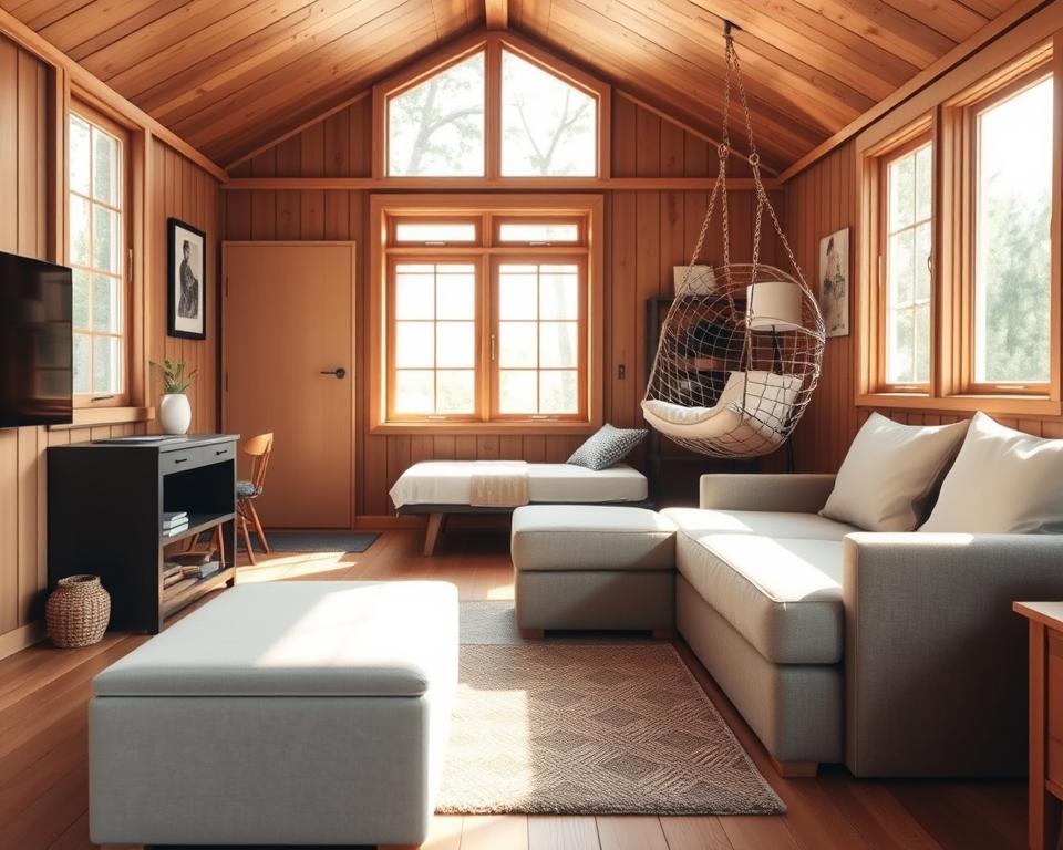 Multifunctional and space-saving pieces