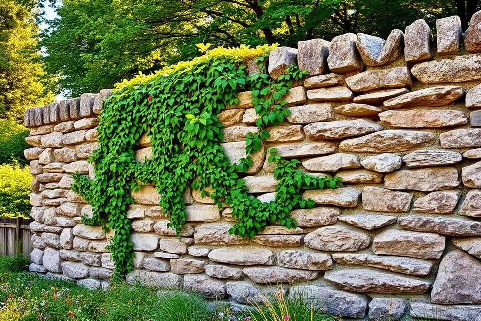 Natural Stone Wall Ideas for Your UK Garden