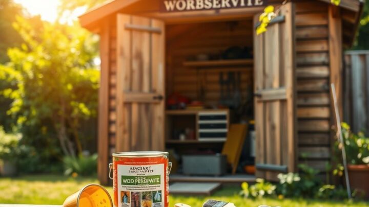Garden Shed Care: Treat with Wood Preservative