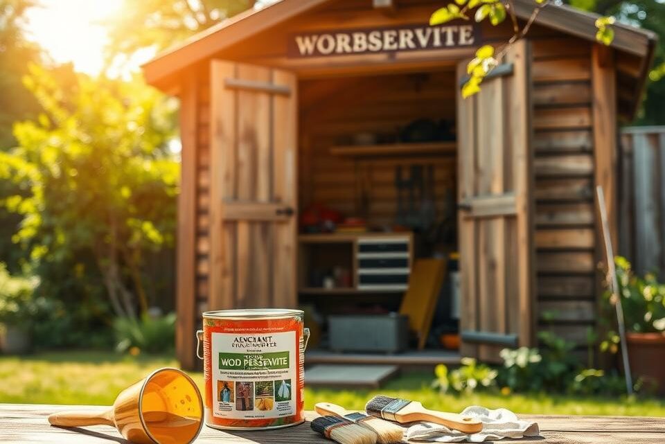 Garden Shed Care: Treat with Wood Preservative