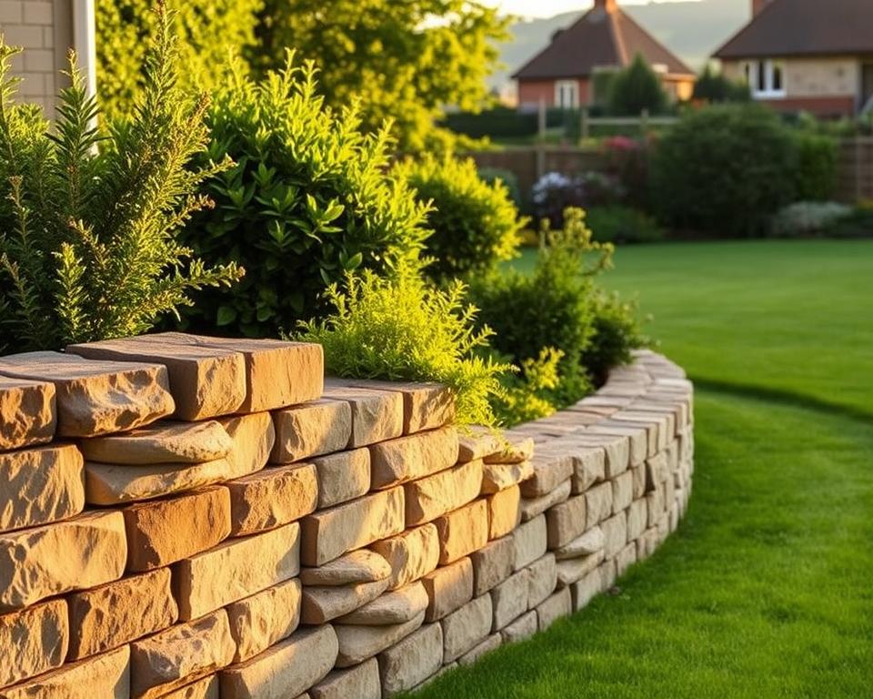 UK planning permission garden wall