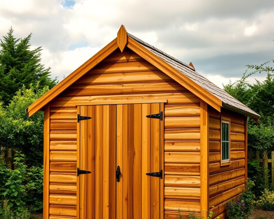 UK shed weatherproofing