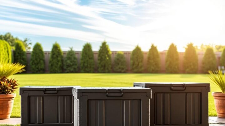 are keter outdoor storage boxes waterproof?