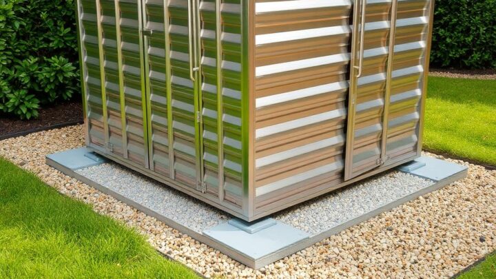 Metal Shed Installation: Ground Placement Tips