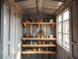can you add shelves to a keter shed?