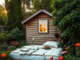 can you sleep in a shed in your garden?