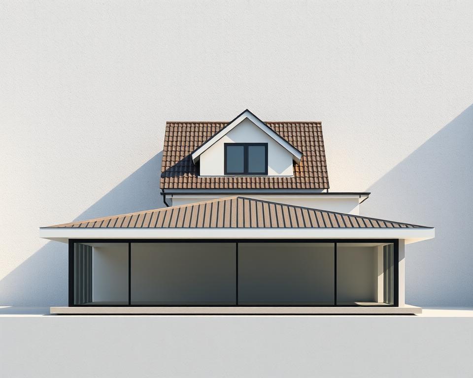 comparing flat and pitched roof designs