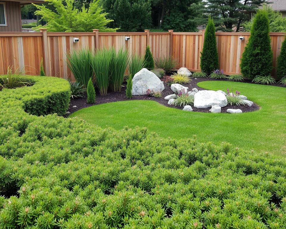 garden layout for security