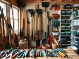 garden tool storage tipps