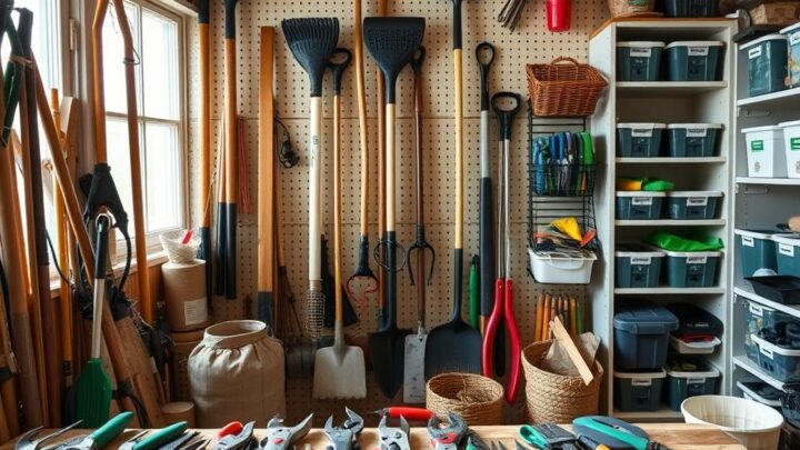 Practical Garden Tool Storage Tipps for a Clutter-Free Garden