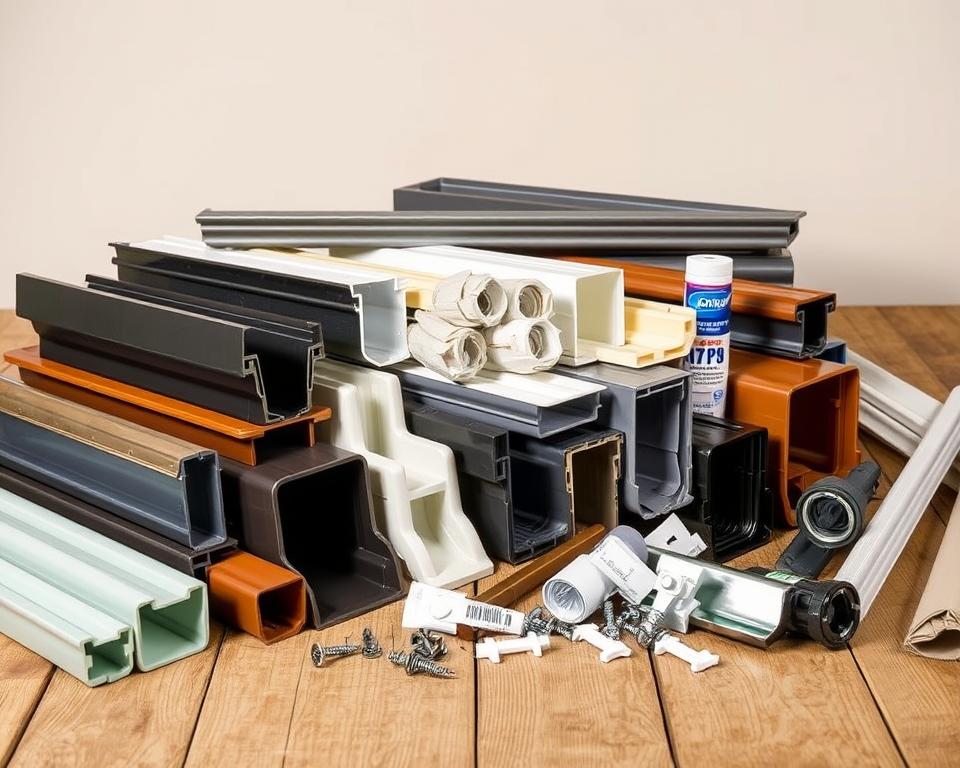 gutter materials for sheds