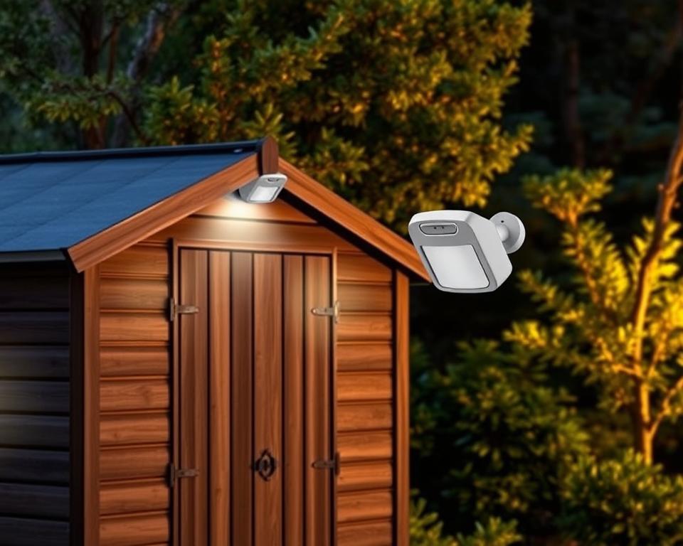 motion sensor lights shed