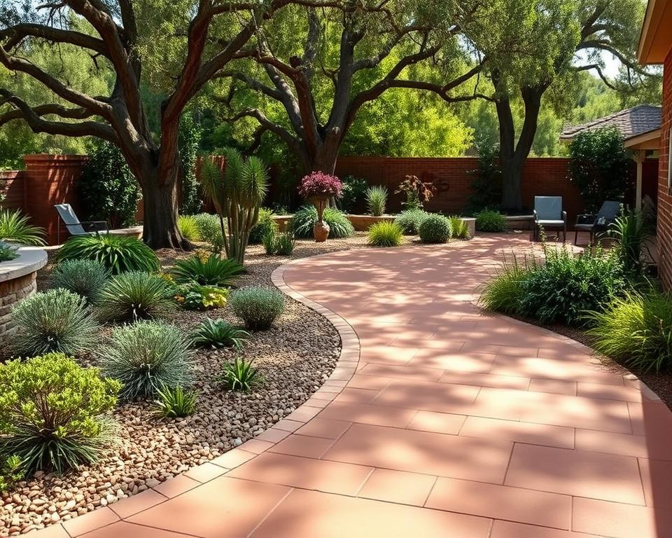 paved patio and gravel garden path paved patio and gravel garden path