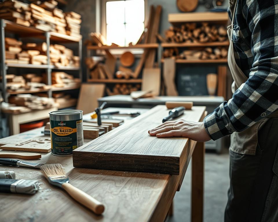 preparing wood for oil preparing wood for oil