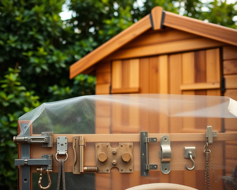 protect shed fittings during treatment protect shed fittings during treatment