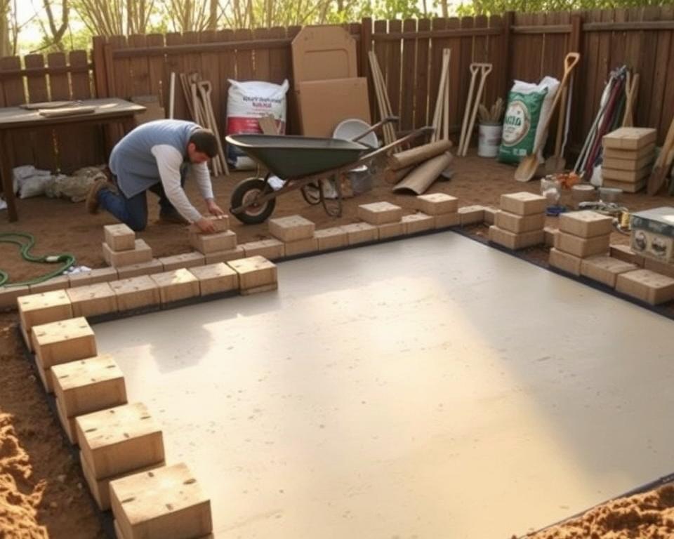 step by step guide laying pad foundation