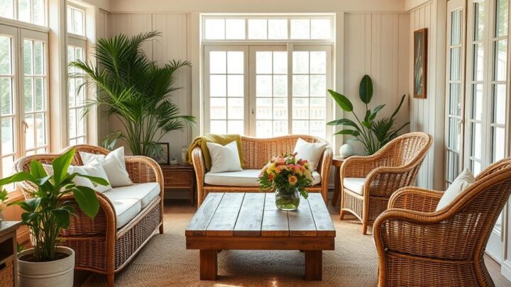 what furniture to put in a summerhouse?