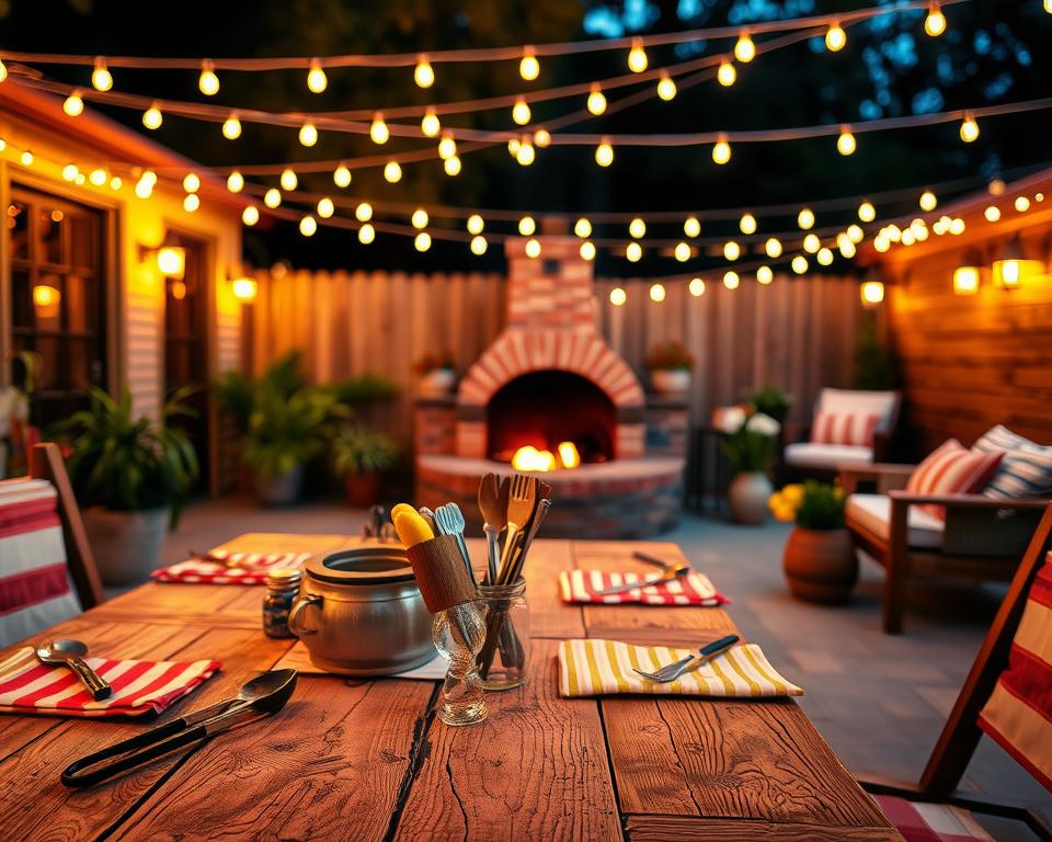 BBQ party decorations