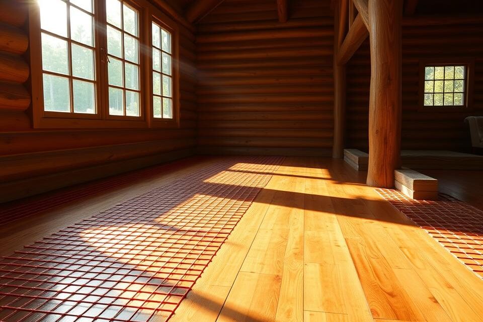 Can You Install Under Floor Heating in a Log Cabin?