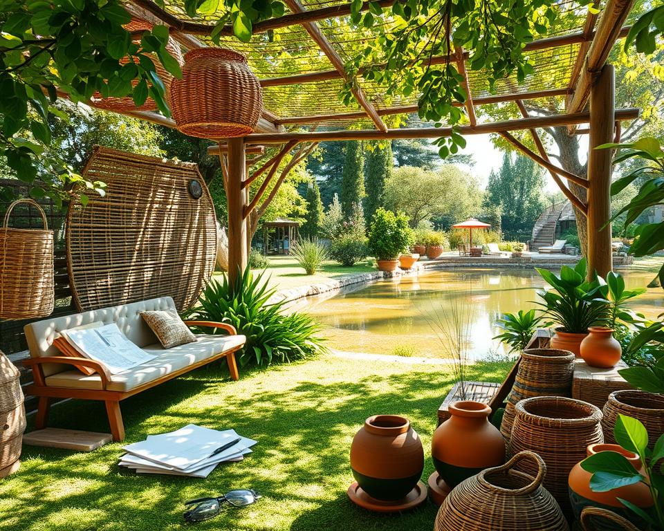 Choosing materials and colours for garden shelters