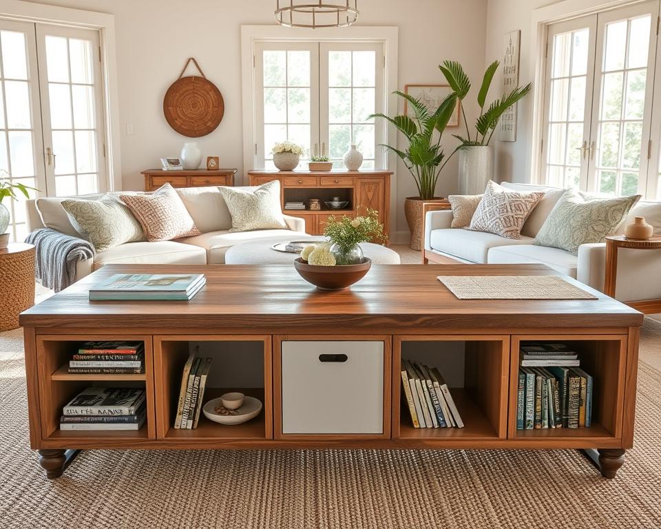 Coffee table and storage solutions