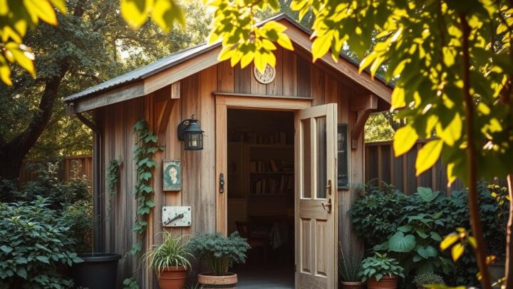 Creative Corner Shed Ideas for Small Gardens