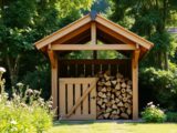 DIY Log Store Ideas for Your Garden
