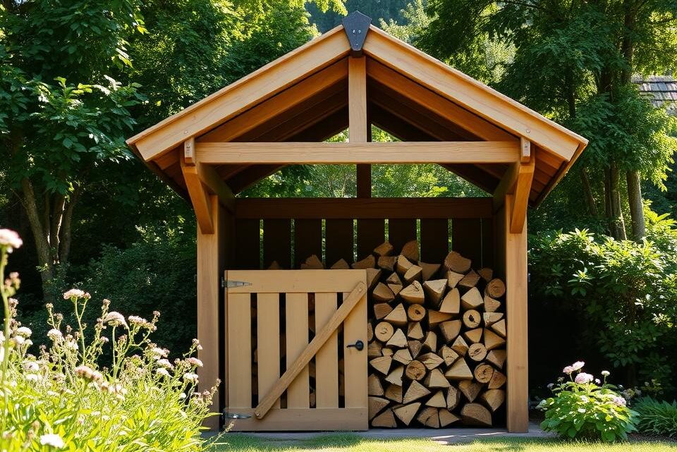 DIY Log Store Ideas for Your Garden